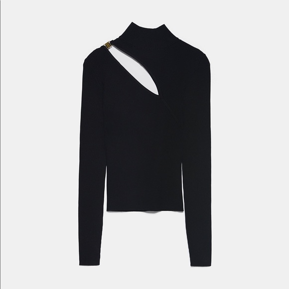 🚫SOLD🚫 ZARA Cut Out Top - Picture 8 of 8